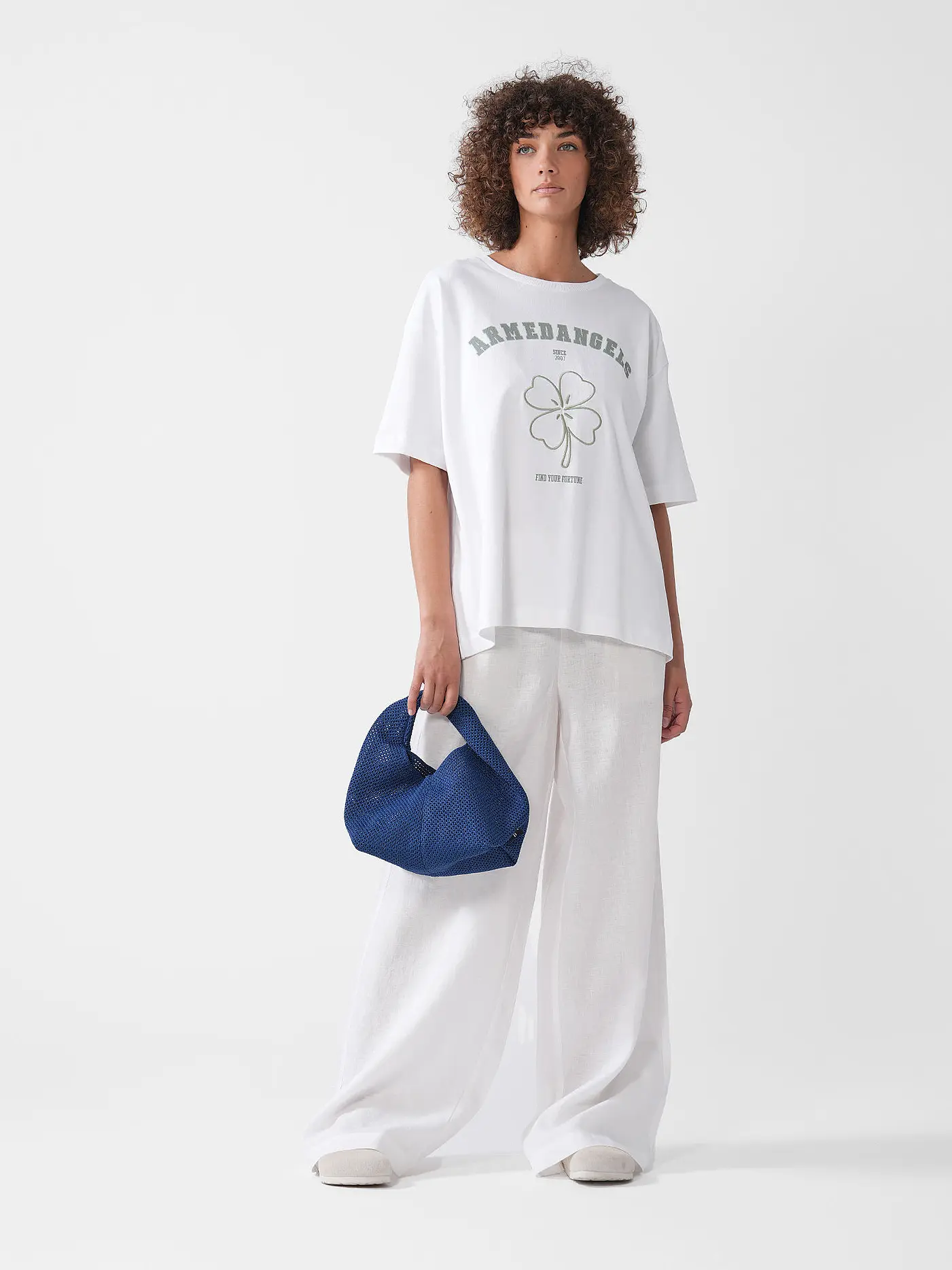 ECOALF | Leinenhose MOSSIALF | weiss